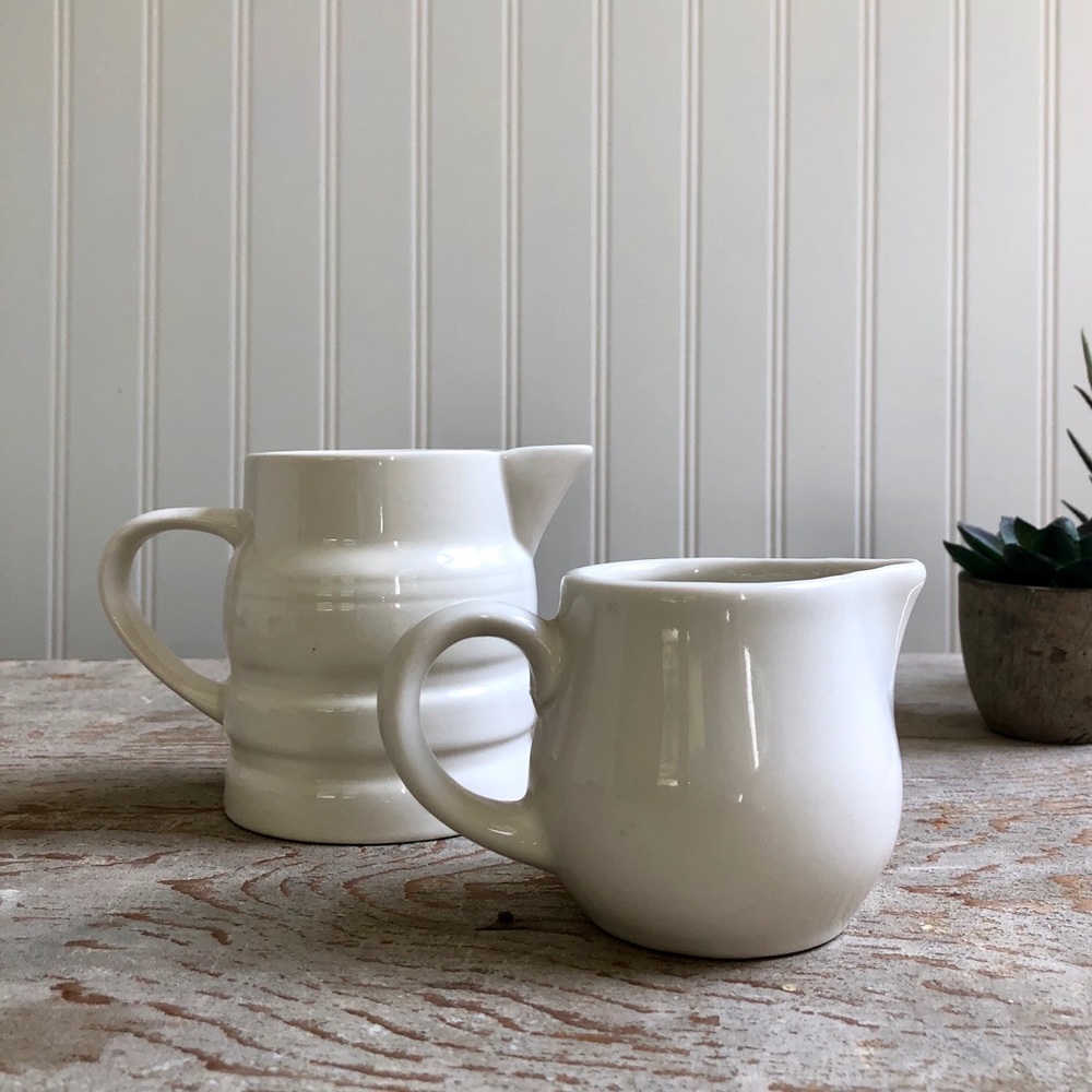 Vintage creamer pitchers